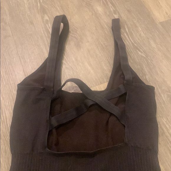 Free People Movement Good Karma Onesie In Washed Black - Picture 5 of 12